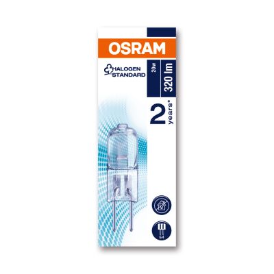 OSRAM halogeen G4 20W Steeklampje Burner 12V
