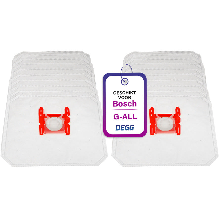 DEGG® stofzuigerzakken - Geschikt voor Bosch / Siemens G-ALL - Premium kwaliteit - Voordeelverpakking - 20 STUK(S)