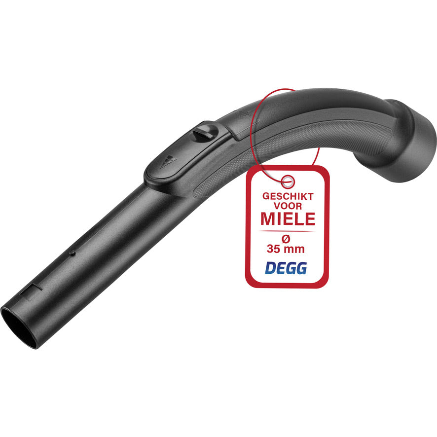 DEGG® - Handgreep / Pistoolgreep - Geschikt voor Miele - 35mm - Geschikt voor Miele klik-systeem - Premium Kwaliteit