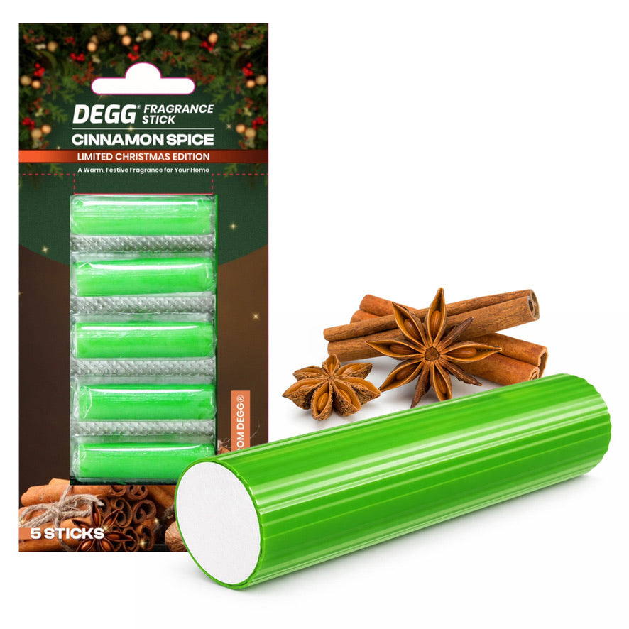 DEGG® Stofzuiger Geurstaafjes Kaneel – Cinnamon Spice Stofzuiger Parfum & Luchtverfrisser – 5 Stuks