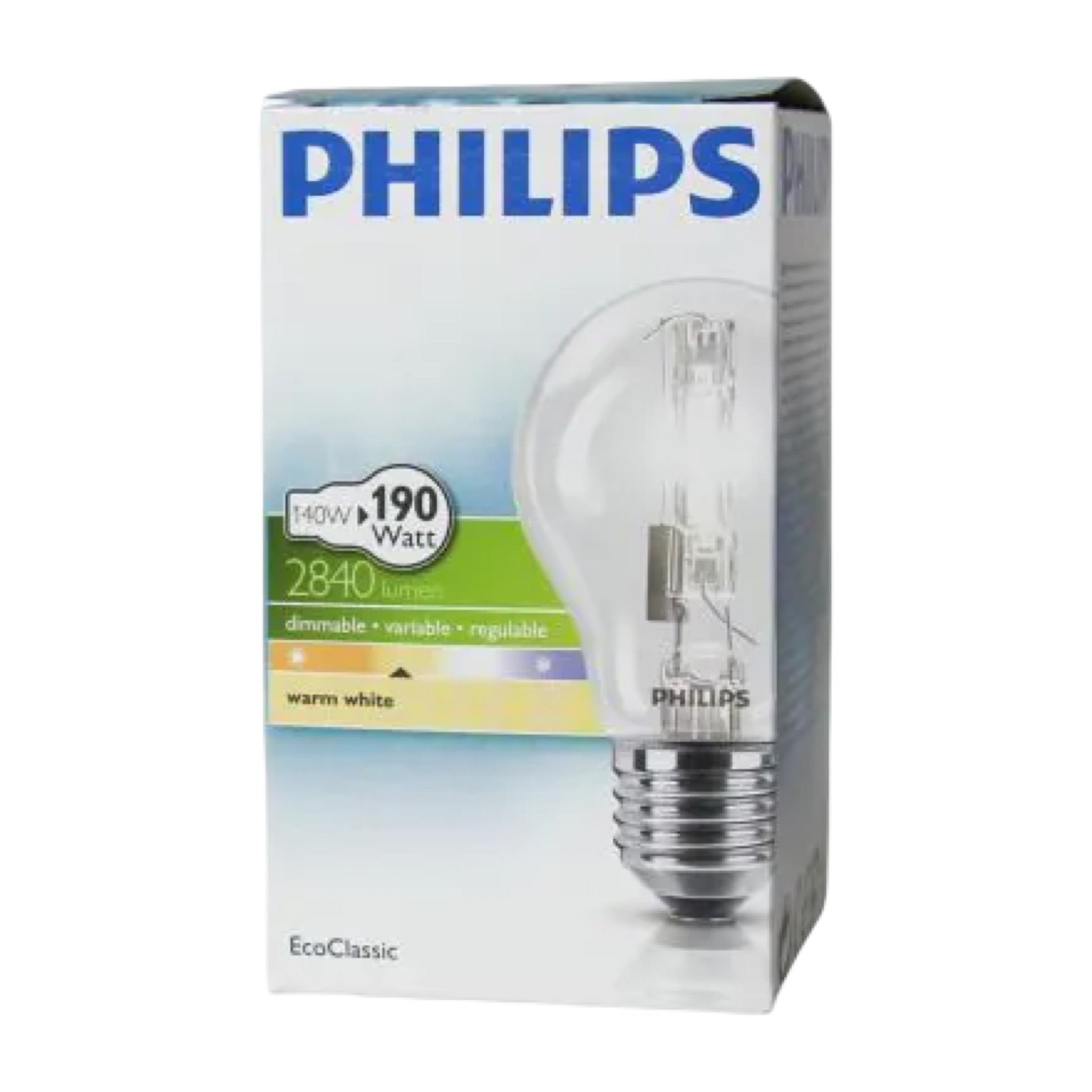 PHILIPS Eco Classic Standaardlamp 140W(voorheen 190W) E27 Dimbaar 2650Lumen