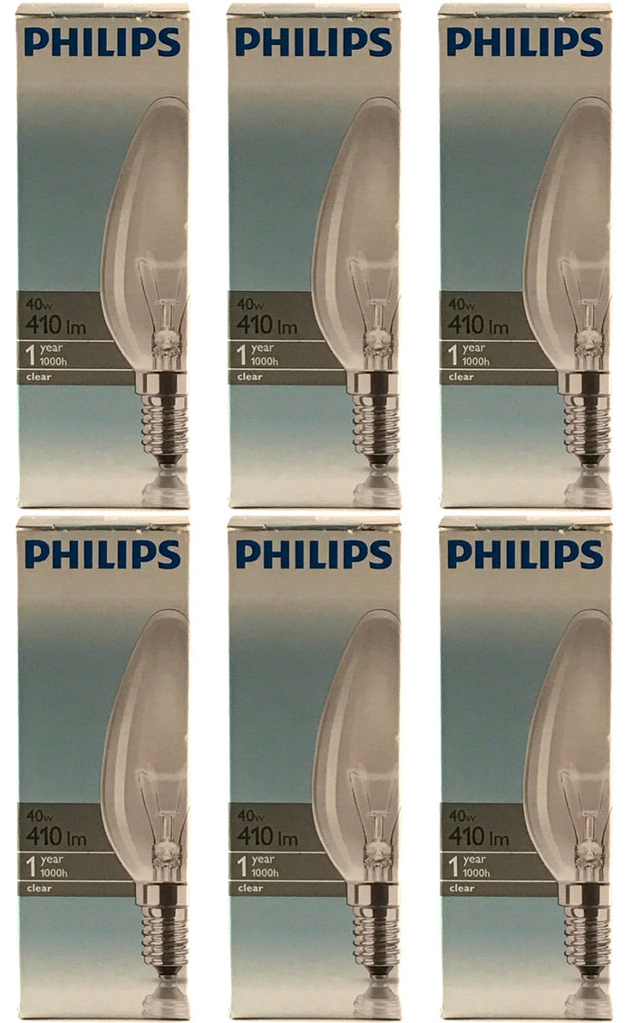 PHILIPS Gloeilamp 40Watt E14 Kaars Helder