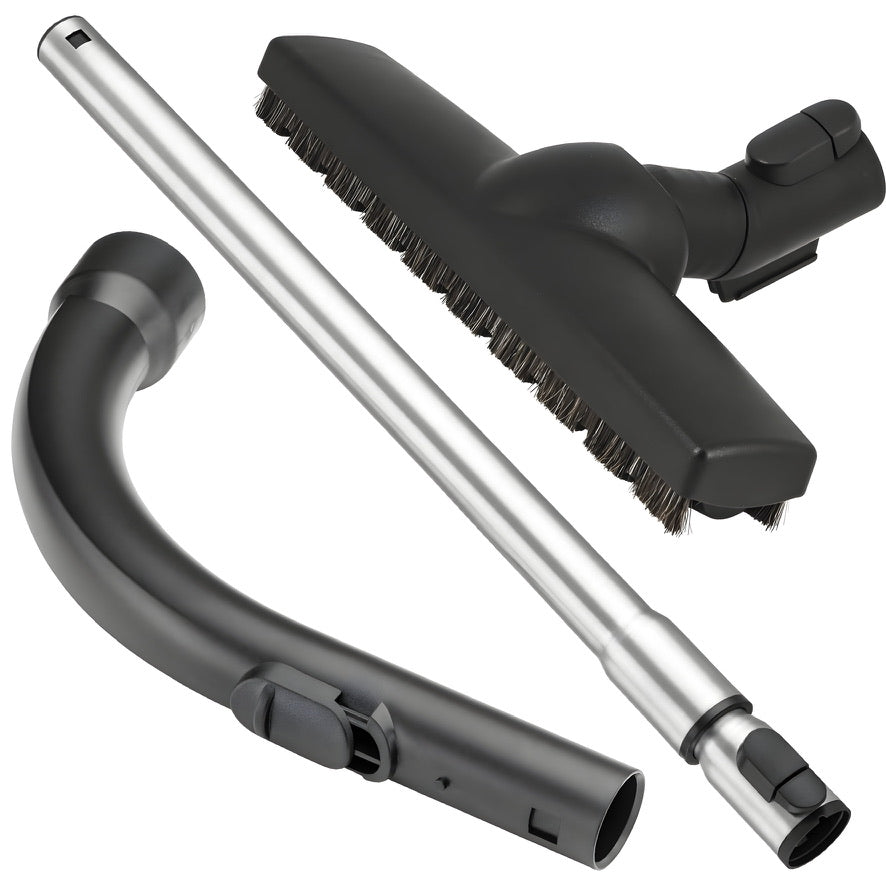 DEGG - 3-Delige stofzuiger set - Geschikt voor Miele - Telescoopbuis + Luxe Parketborstel + Pistoolgreep - Geschikt voor alle Miele modellen - 35mm