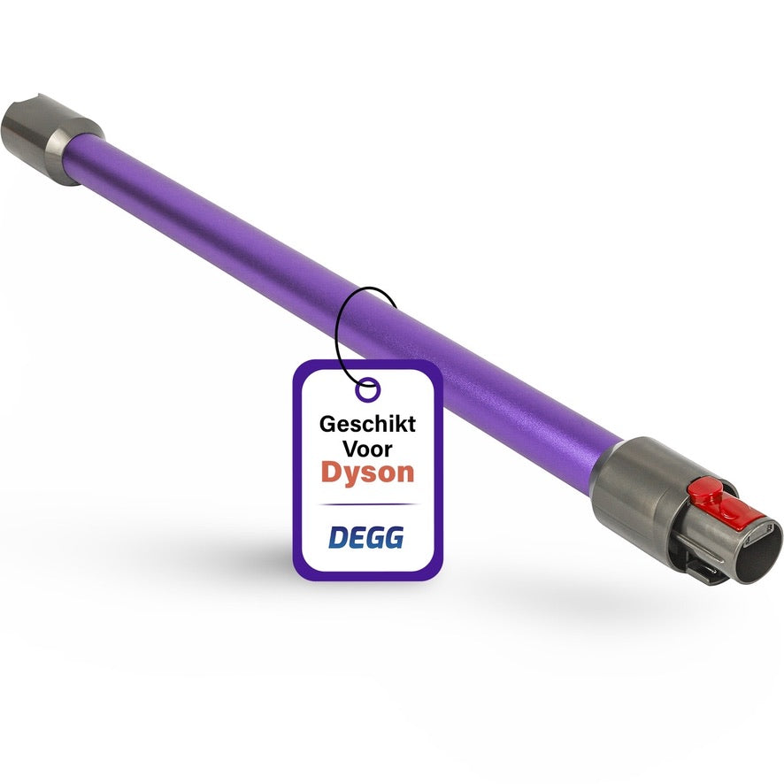 DEGG® - Telescoopbuis Geschikt voor Dyson - Steel, Stang, Zuigbuis - Paars - Past op: V7, V8, V10, V11 en V15 - Hoogwaardige Kwaliteit