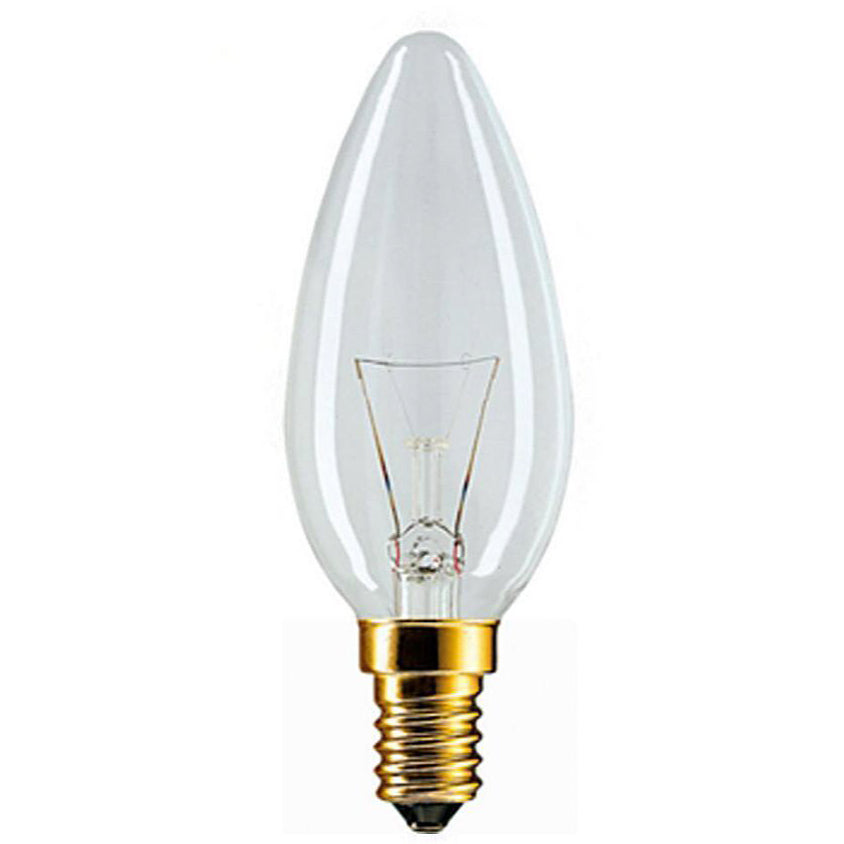 PHILIPS Gloeilamp 25W E14 Kaars Helder (6 stuks)