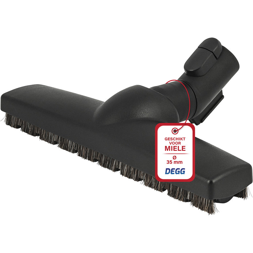 DEGG® - Stofzuigermond / Parketborstel - Geschikt voor Miele - Stofzuiger Mondstuk - 35mm - Stofzuiger Zuigmond - Geschikt harde vloeren - Luxe Stofzuigermond - Premium Kwaliteit