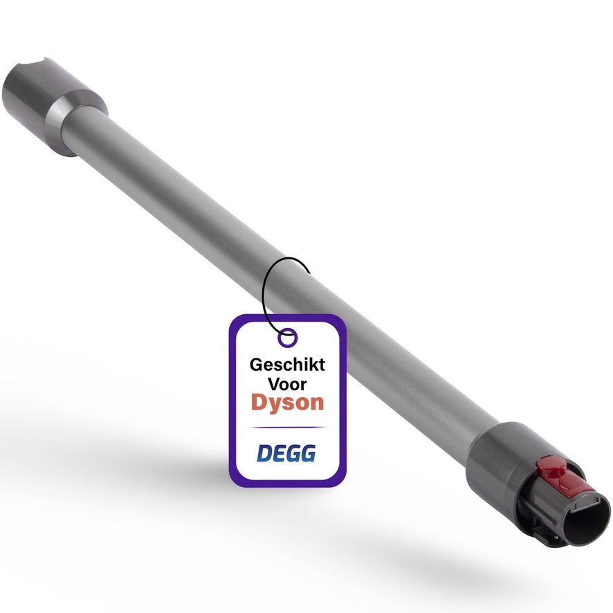 DEGG - Telescoopbuis geschikt voor Dyson - zuigbuis, steel, stang - zilver - voor V7, V8, 10, v11 en v15 - Top Kwaliteit