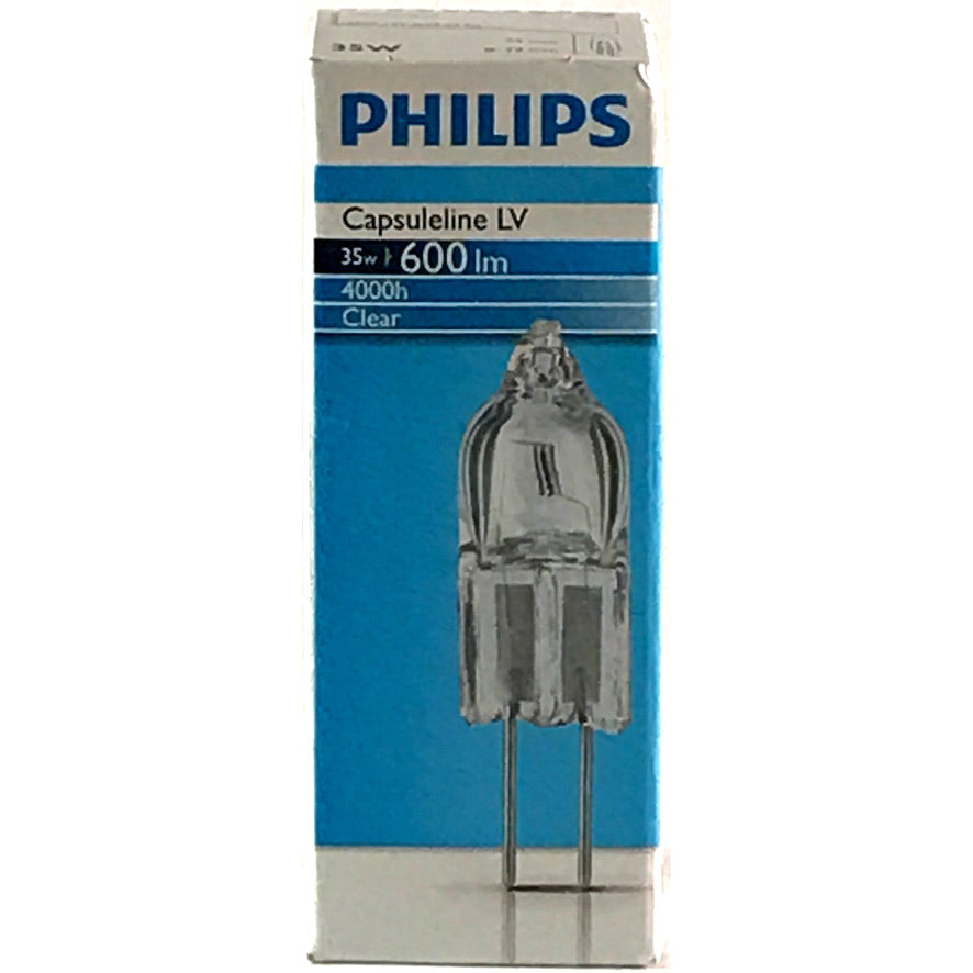 PHILIPS Halogeen GY6.35 35W Steeklampje Burner 12Volt Capsuleline