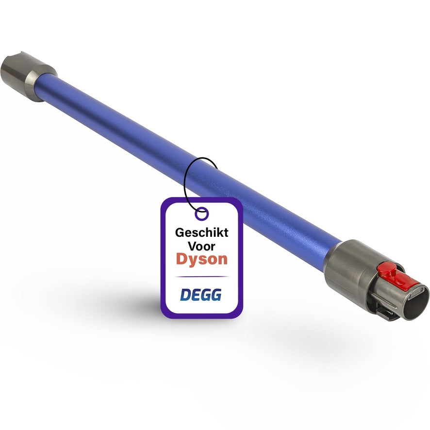 DEGG® - Telescoopbuis Geschikt voor Dyson - Steel, Stang, Zuigbuis - Blauw - Past op: V7, V8, V10, V11 en V15 - Premium Kwaliteit