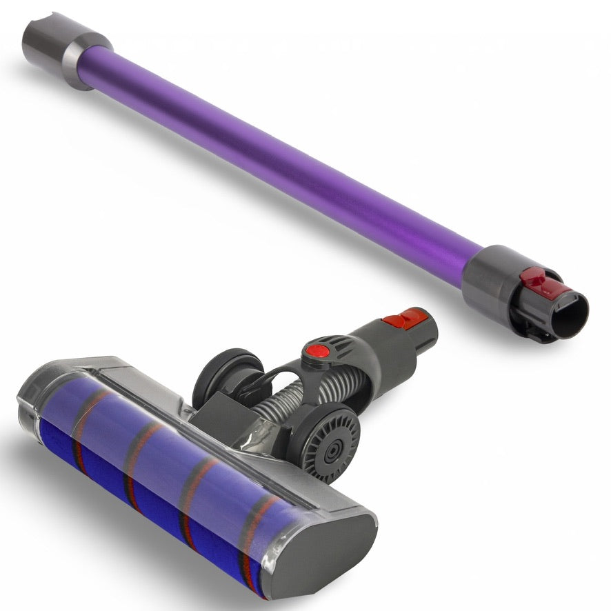 DEGG - Mondstuk + Telescoopbuis (paars) - Geschikt voor Dyson V7, V8, V10, V11 en V15 - Premium Kwaliteit