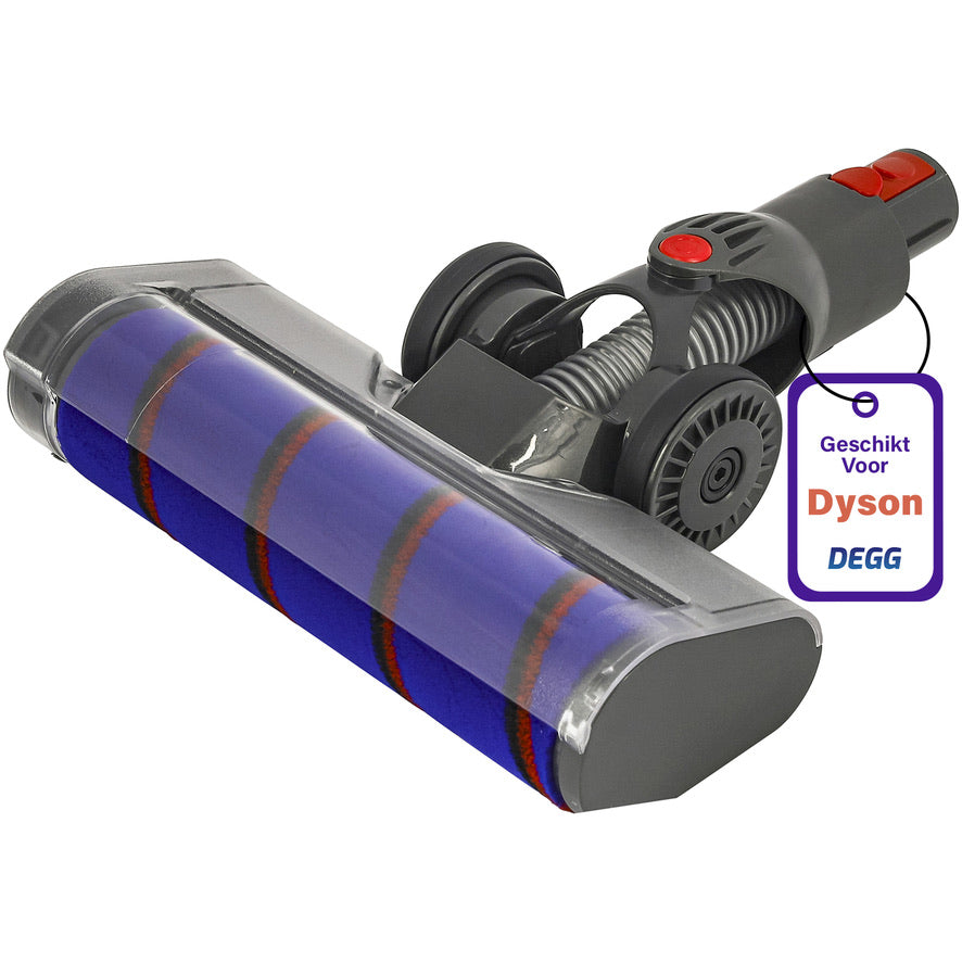 DEGG® - Mondstuk / Parketborstel - Geschikt voor Dyson V7, V8, V10, V11 en V15 - Geschikt als Dyson accessoires / onderdelen - Geschikt voor Dyson stofzuigermondstuk, vloerzuigmond en turbo borstel