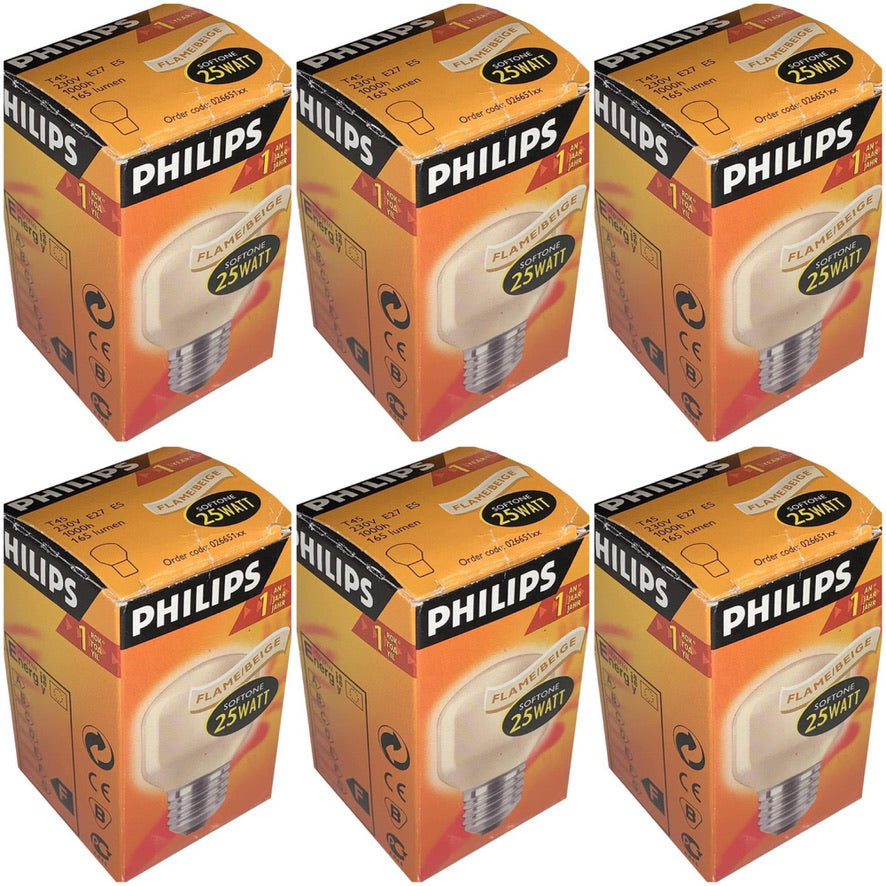 PHILIPS Gloeilamp 25Watt E27 FLAME Kogellamp