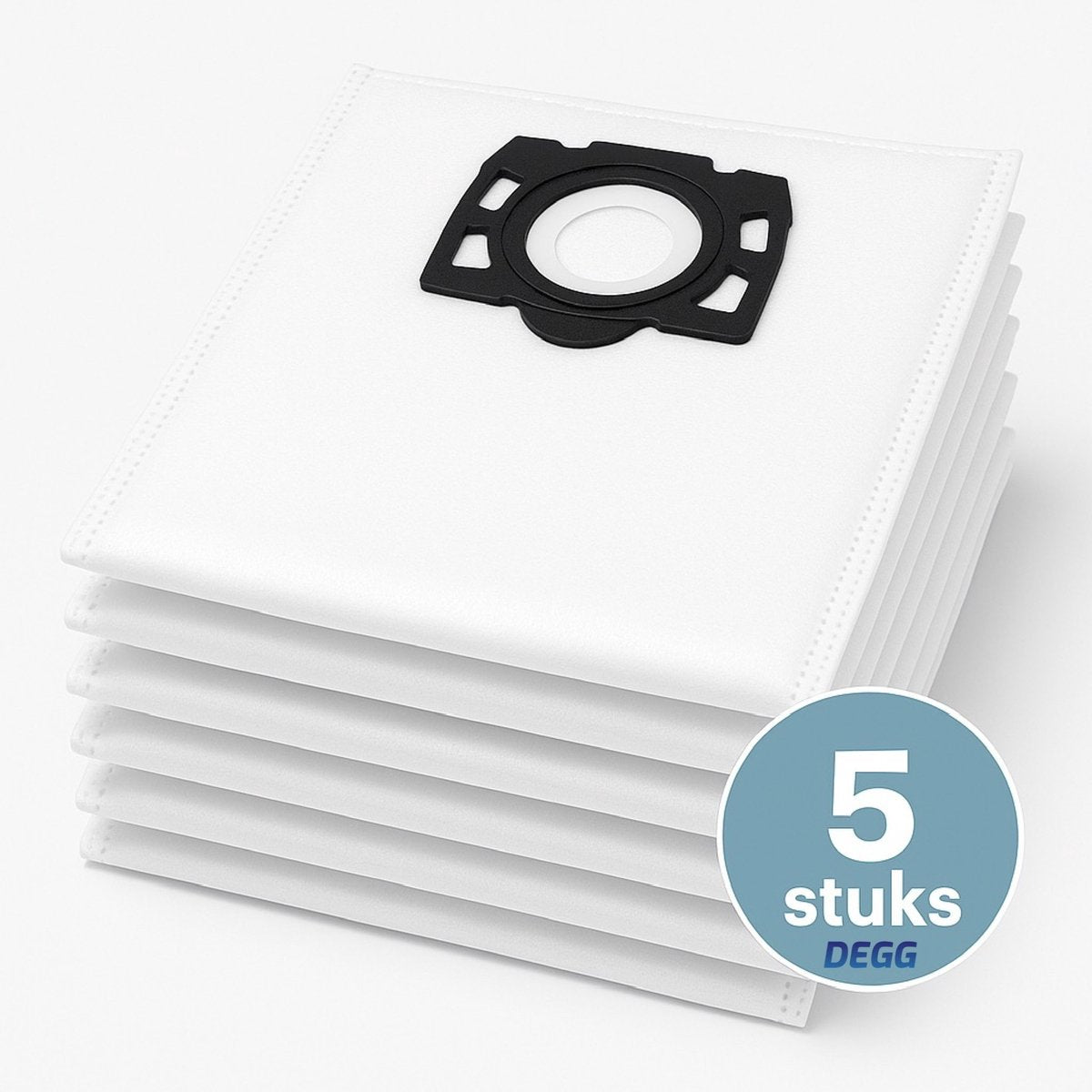 DEGG® Stofzuigerzakken Geschikt voor Kärcher WD4, WD5 & WD6 – 5 Stuks – Compatibel met MV4, MV5 & MV6 – Extra Sterk & Duurzaam