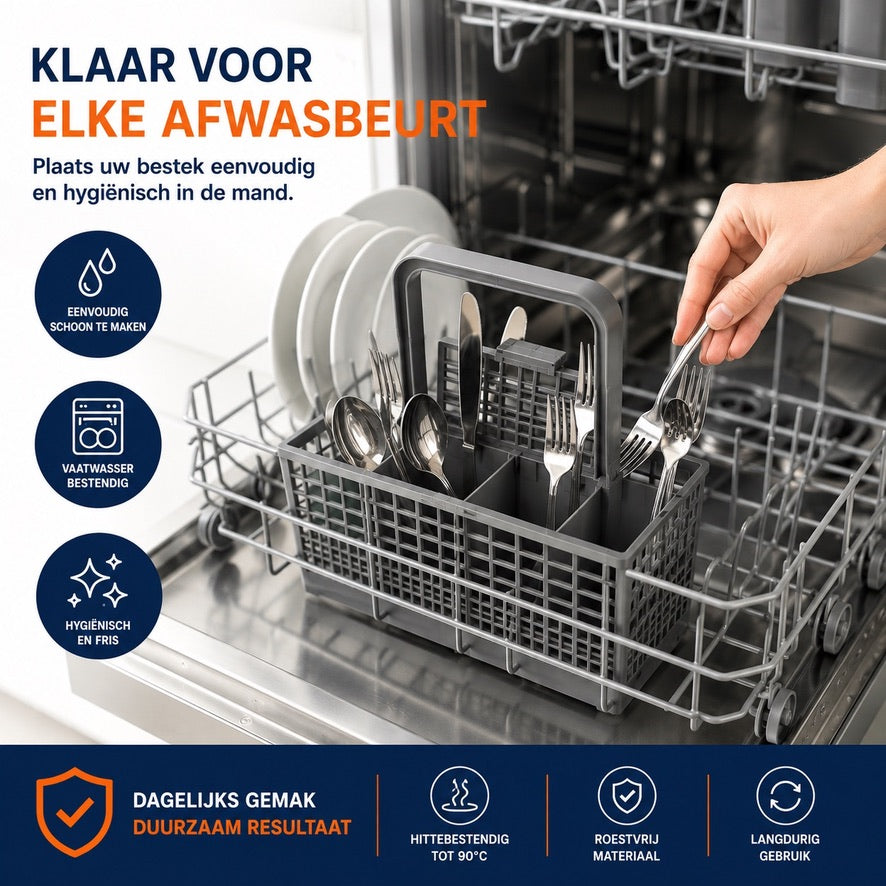 DEGG® - Bestekmand - Vaatwasser Bestekkorf - Bestek Organizer - Bestekbak - Bestekhouder
