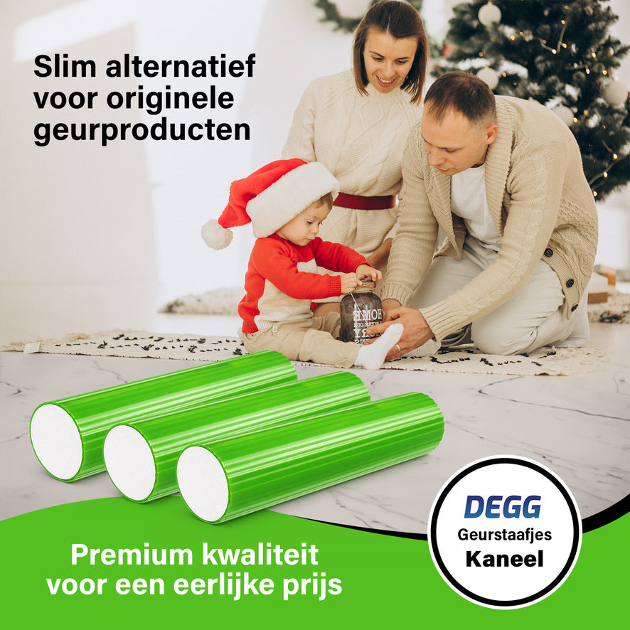 DEGG® Stofzuiger Geurstaafjes Kaneel – Cinnamon Spice Stofzuiger Parfum & Luchtverfrisser – 5 Stuks