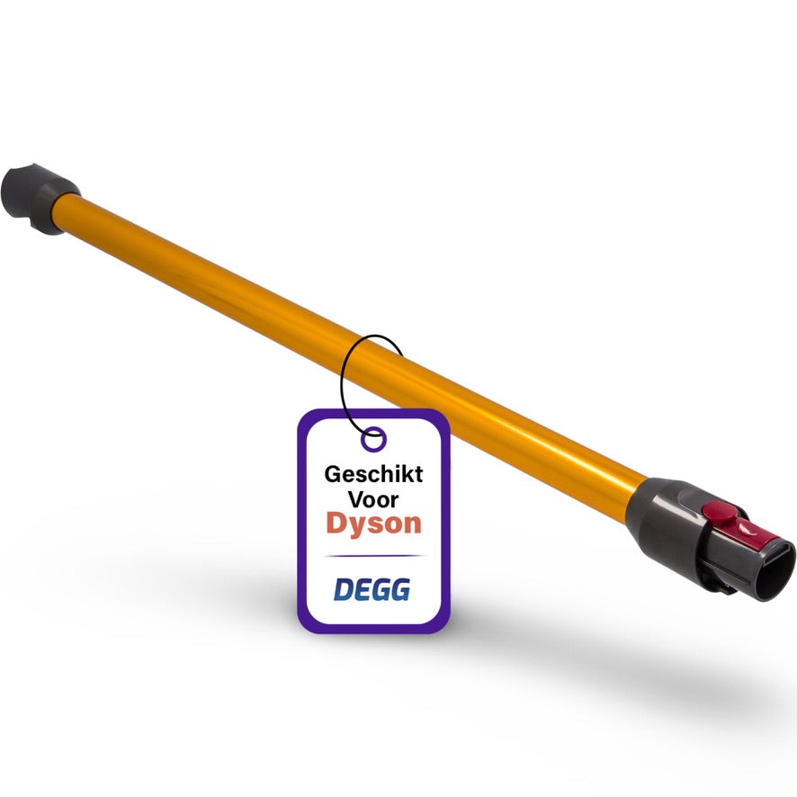 DEGG® Zuigbuis voor Dyson V12 Detect Slim – Gouden Steel / Stang – Compatibel met Dyson V12 – Topkwaliteit Vervangingsonderdeel