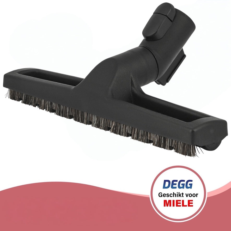 DEGG - Complete vervangingsset - Geschikt voor Miele - Handgreep + Telescoopbuis + Plumeau + Parket Stofzuigermond - Voor Harde vloeren - 4-Delig