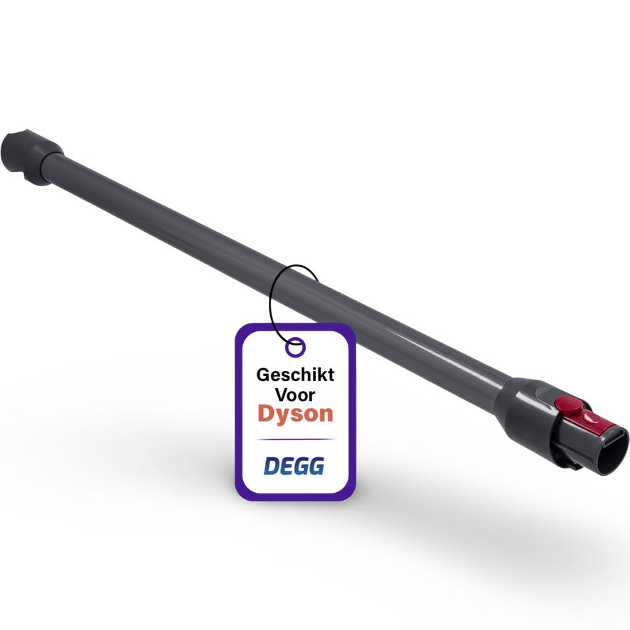 DEGG® Zuigbuis voor Dyson V12 – Donkergrijze Steel / Stang – Compatibel met Dyson V12 Detect Slim – Topkwaliteit Vervangingsonderdeel