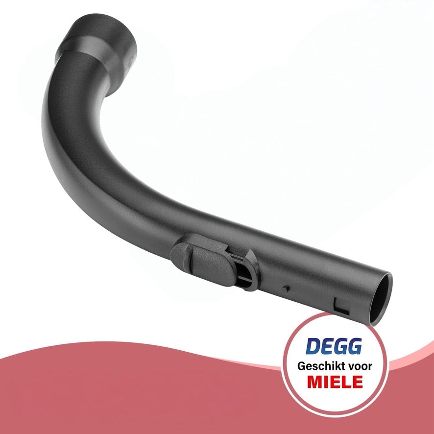 DEGG - Complete vervangingsset - Geschikt voor Miele - Handgreep + Telescoopbuis + Plumeau + Parket Stofzuigermond - Voor Harde vloeren - 4-Delig