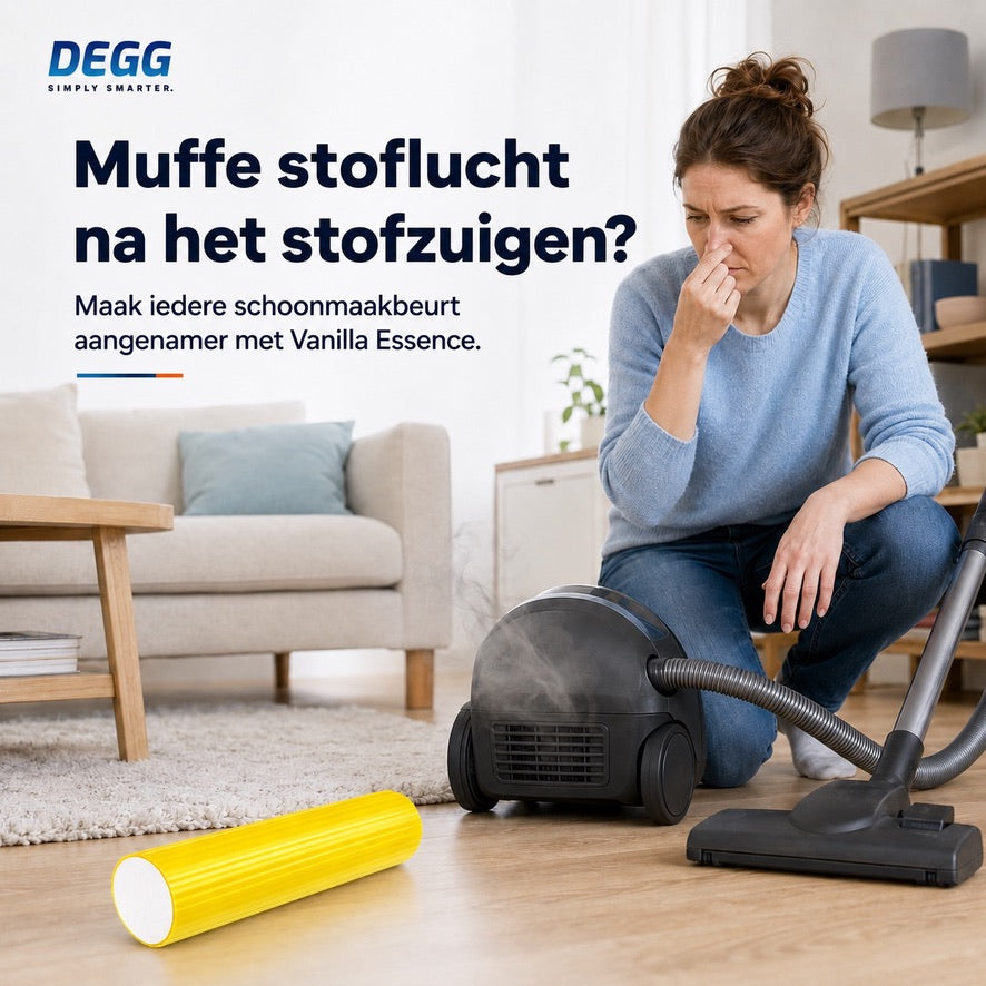 DEGG® Stofzuiger Geurstaafjes Vanille – Vanilla Essence Stofzuiger Parfum & Luchtverfrisser – 5 Stuks