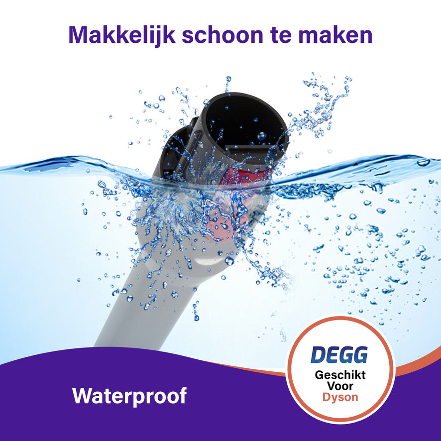 DEGG® Zuigbuis voor Dyson V12 – Donkergrijze Steel / Stang – Compatibel met Dyson V12 Detect Slim – Topkwaliteit Vervangingsonderdeel