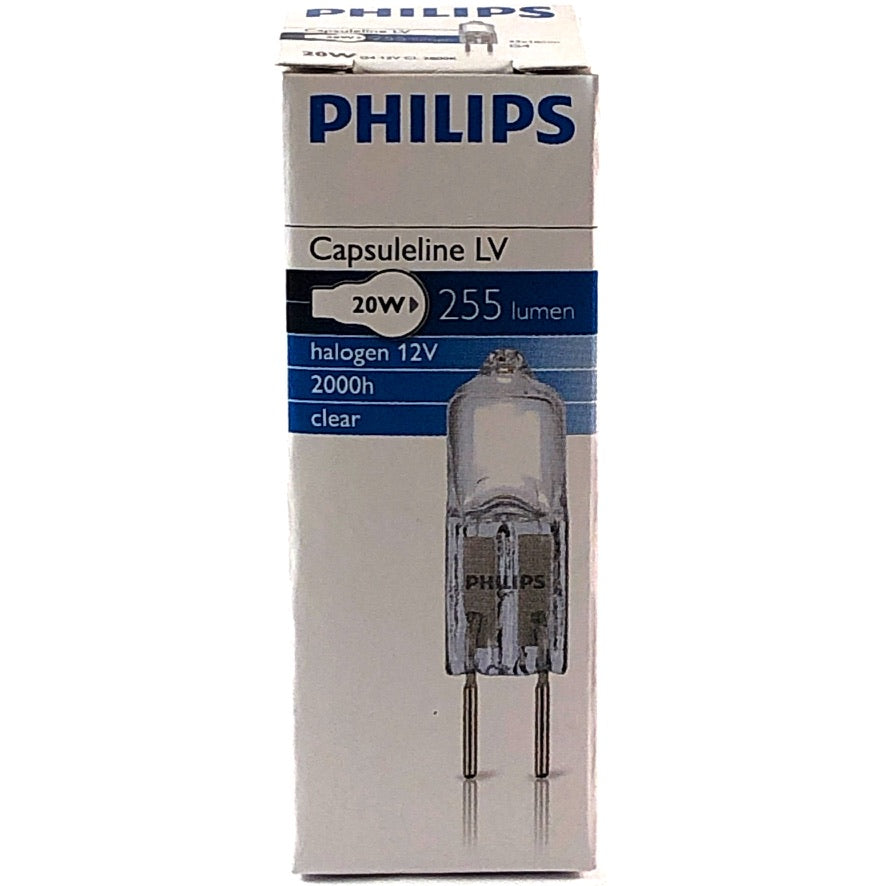 PHILIPS Halogeen G4 20W Steeklampje Burner 12Volt