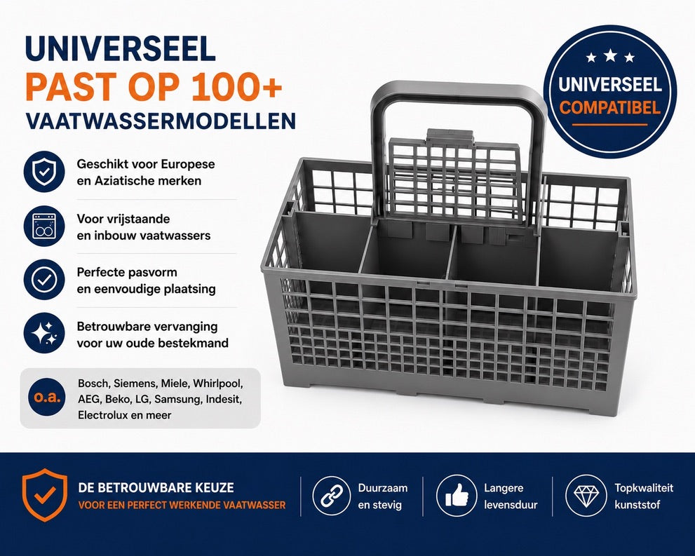 DEGG® - Bestekmand - Vaatwasser Bestekkorf - Bestek Organizer - Bestekbak - Bestekhouder