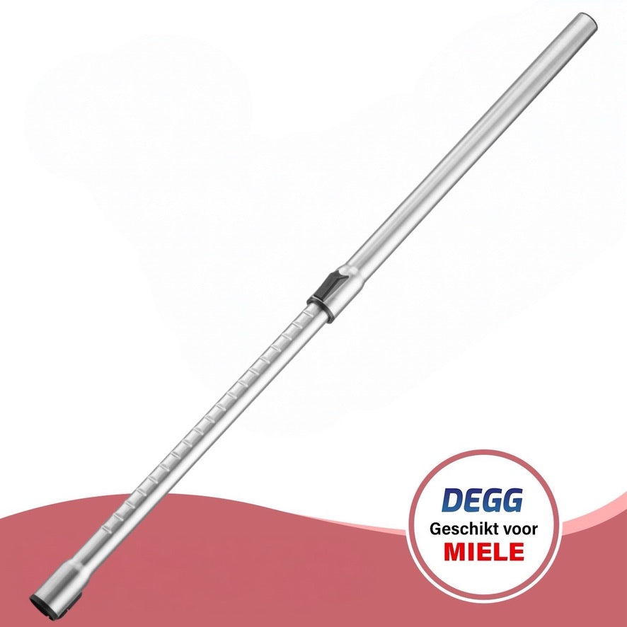 DEGG - 3-Delige stofzuiger set - Geschikt voor Miele - Telescoopbuis + Luxe Parketborstel + Pistoolgreep - Geschikt voor alle Miele modellen - 35mm
