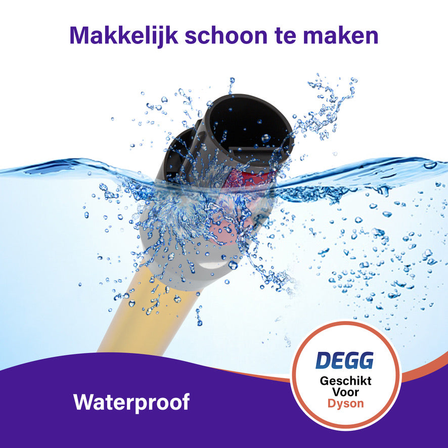 DEGG® Zuigbuis voor Dyson V12 Detect Slim – Gouden Steel / Stang – Compatibel met Dyson V12 – Topkwaliteit Vervangingsonderdeel