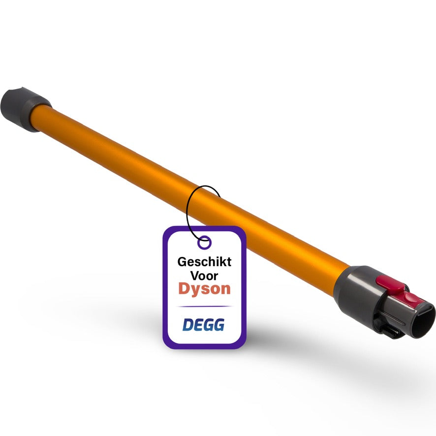 DEGG® Zuigbuis voor Dyson V7, V8, V10, V11 & V15 – Gouden Steel / Stang – Compatibel Vervangingsonderdeel van Topkwaliteit